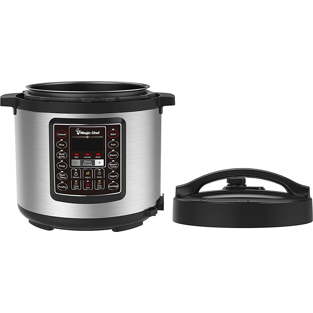 Magic Chef 6 Qt. SS Multi- Cooker Blk | eBay