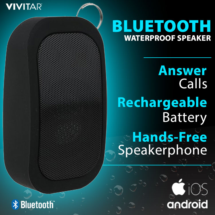 vivitar waterproof speaker