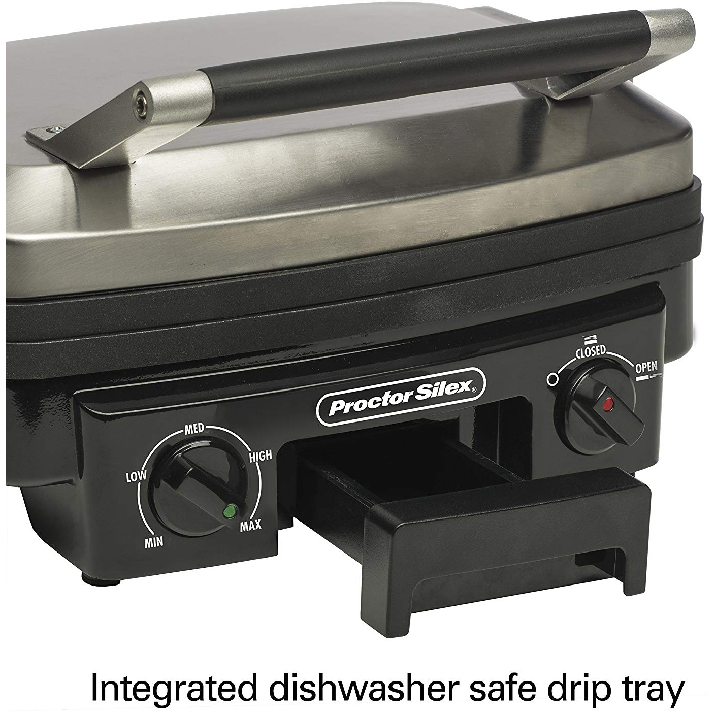 Hamilton Beach Proctor Silex 5in1 Countertop Grill w/Knife Set