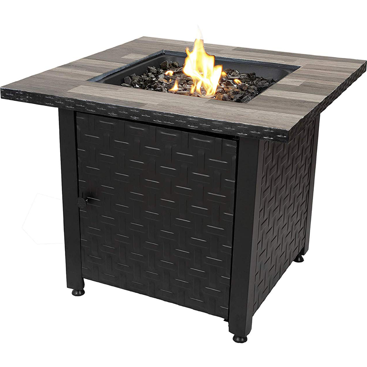 Blue Rhino LP Gas Fire Table Blk Grey | eBay