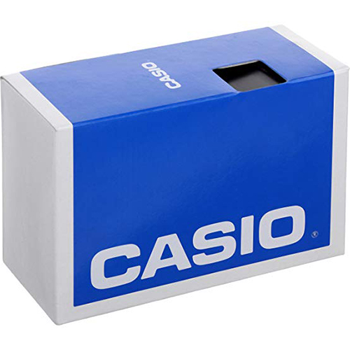 casio atomic digital watch silver