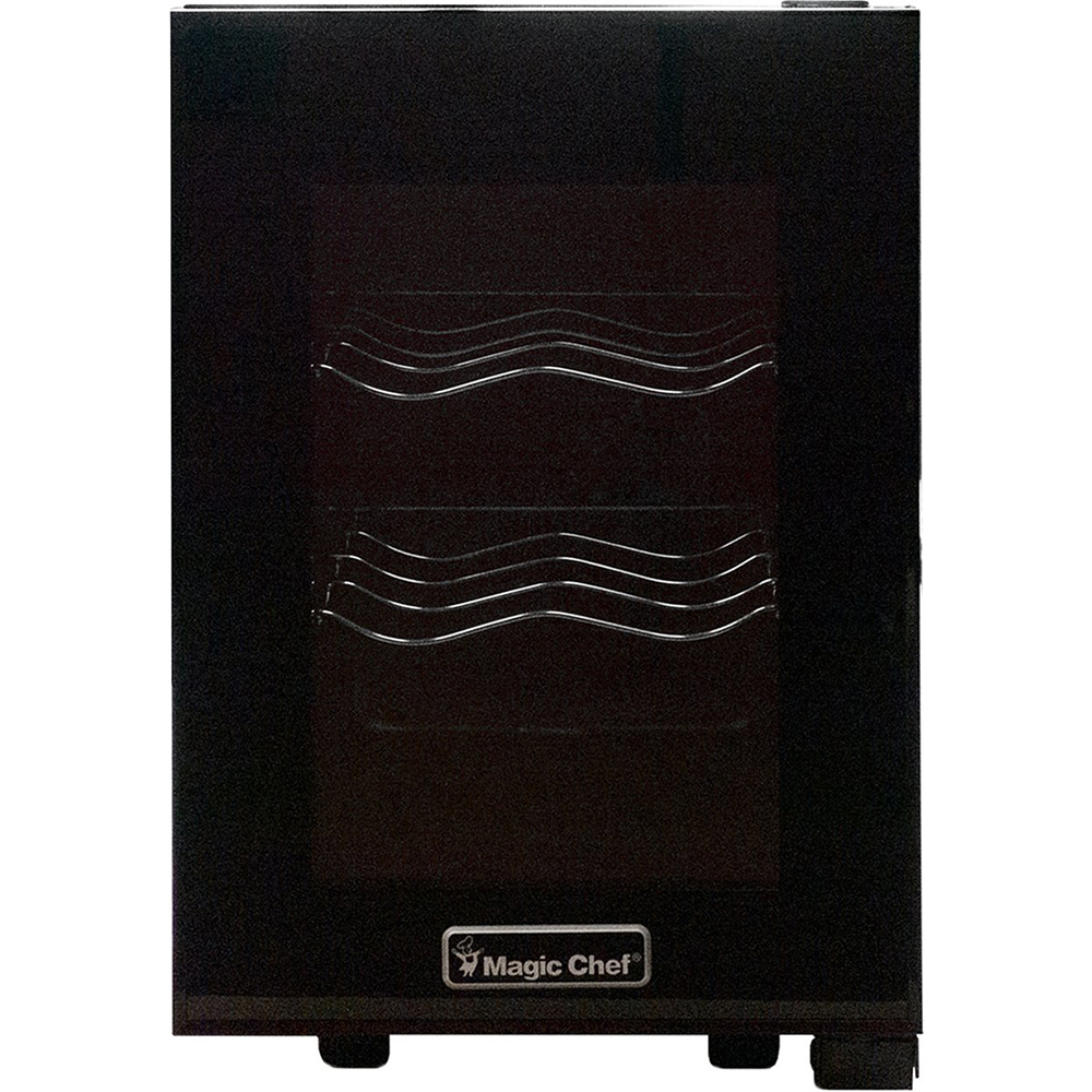 Magic Chef 6Bottle Thermoelectric Wine Cooler in Black MCWC6B