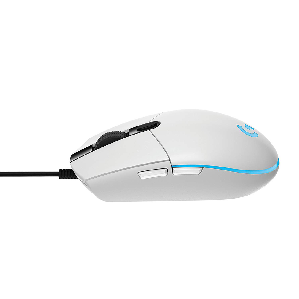 Logitech G203 Prodigy RGB Wired Gaming Mouse White + Mouse Pad ...