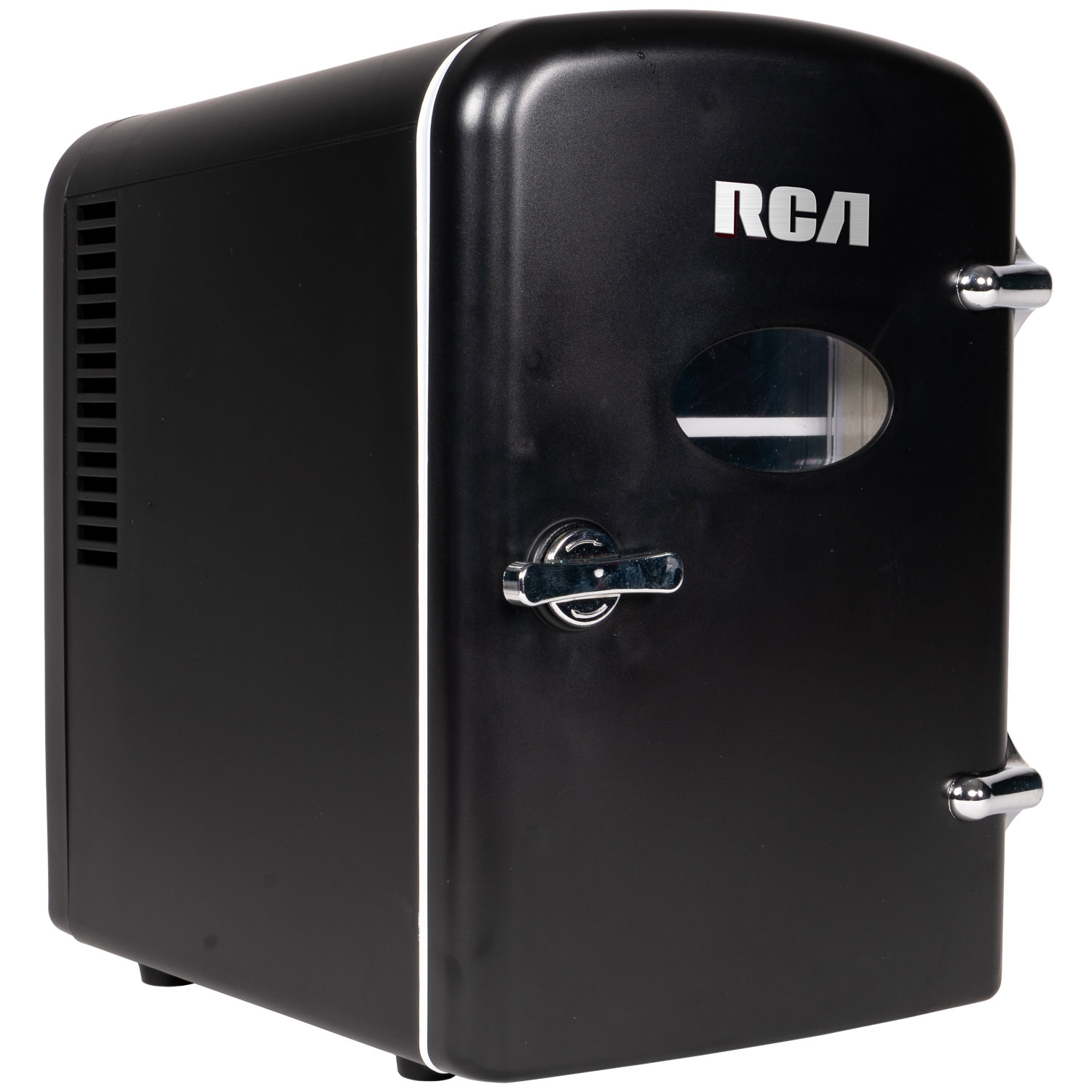 RCA Mini Retro Fridge 6 Can Beverage Compact Refrigerator and Warmer