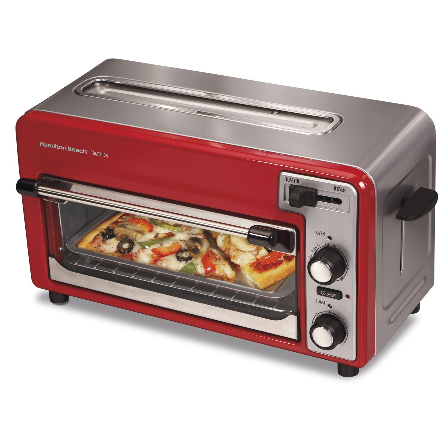 Hamilton Beach Toastation Oven with 2-Slice Toaster Combo 804038472743