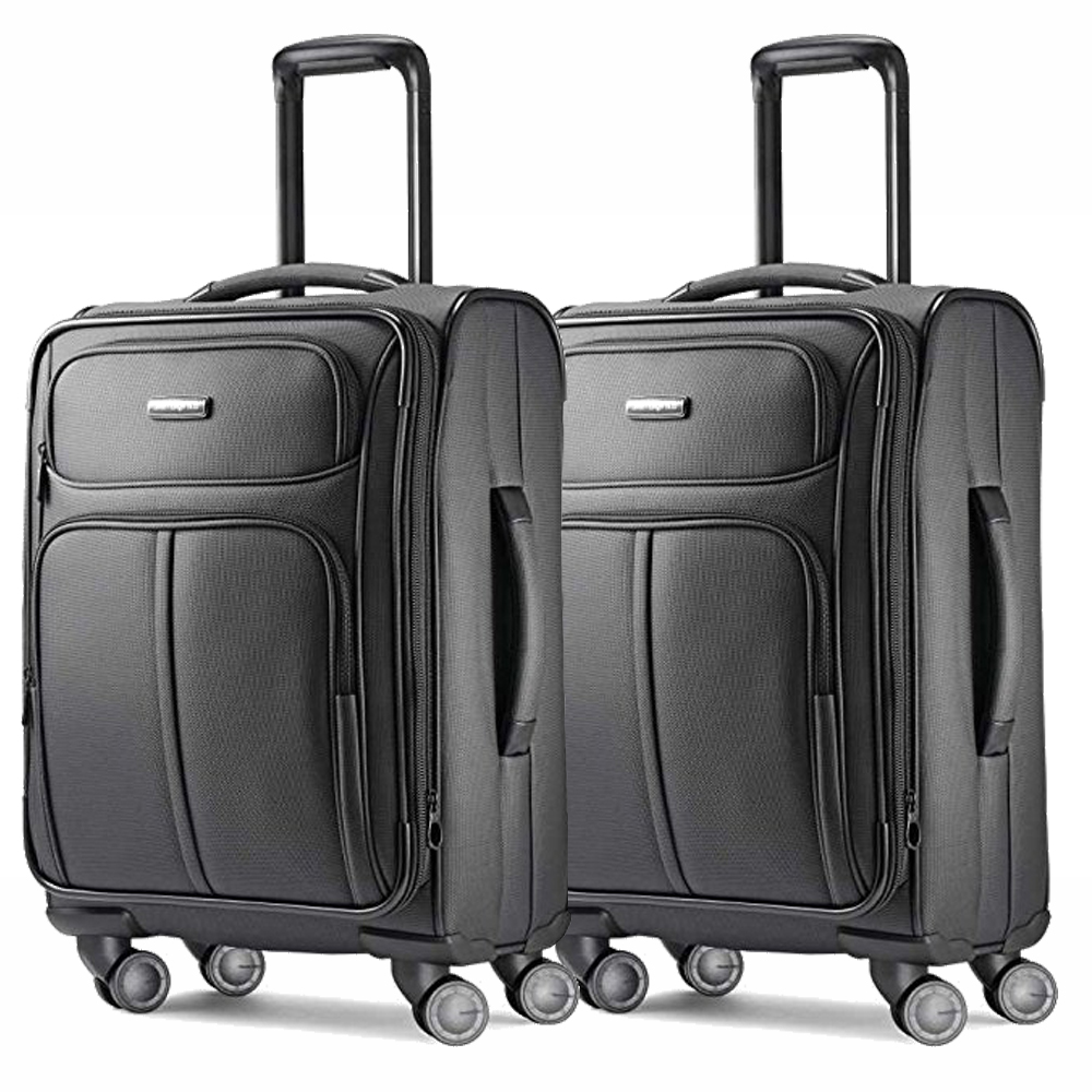 Samsonite 2 Pack Leverage LTE Spinner 20 Carry-On Luggage, Charcoal ...