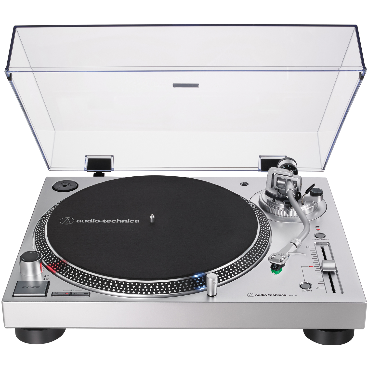Audio-Technica Direct-Drive Turntable (Analog & USB) AT-LP120XUSB-SV