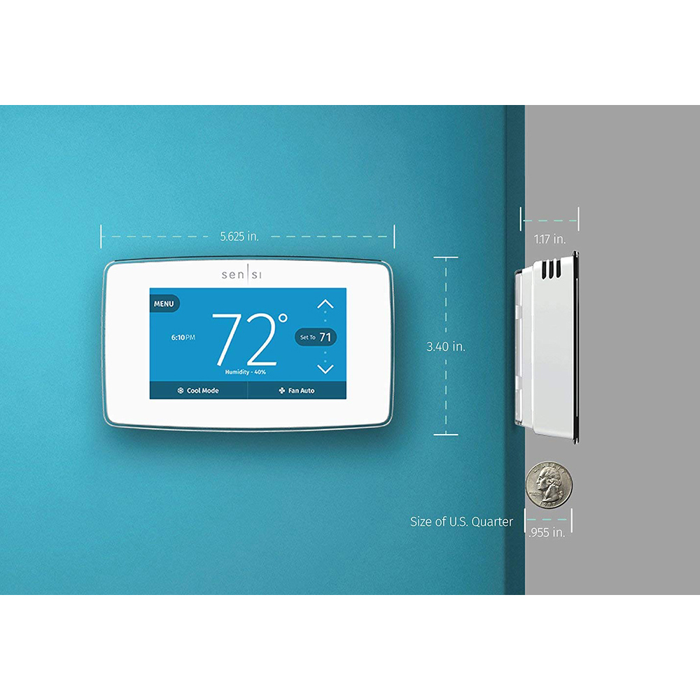 Emerson Sensi Touch WiFi Smart Thermostat with Touchscreen Color