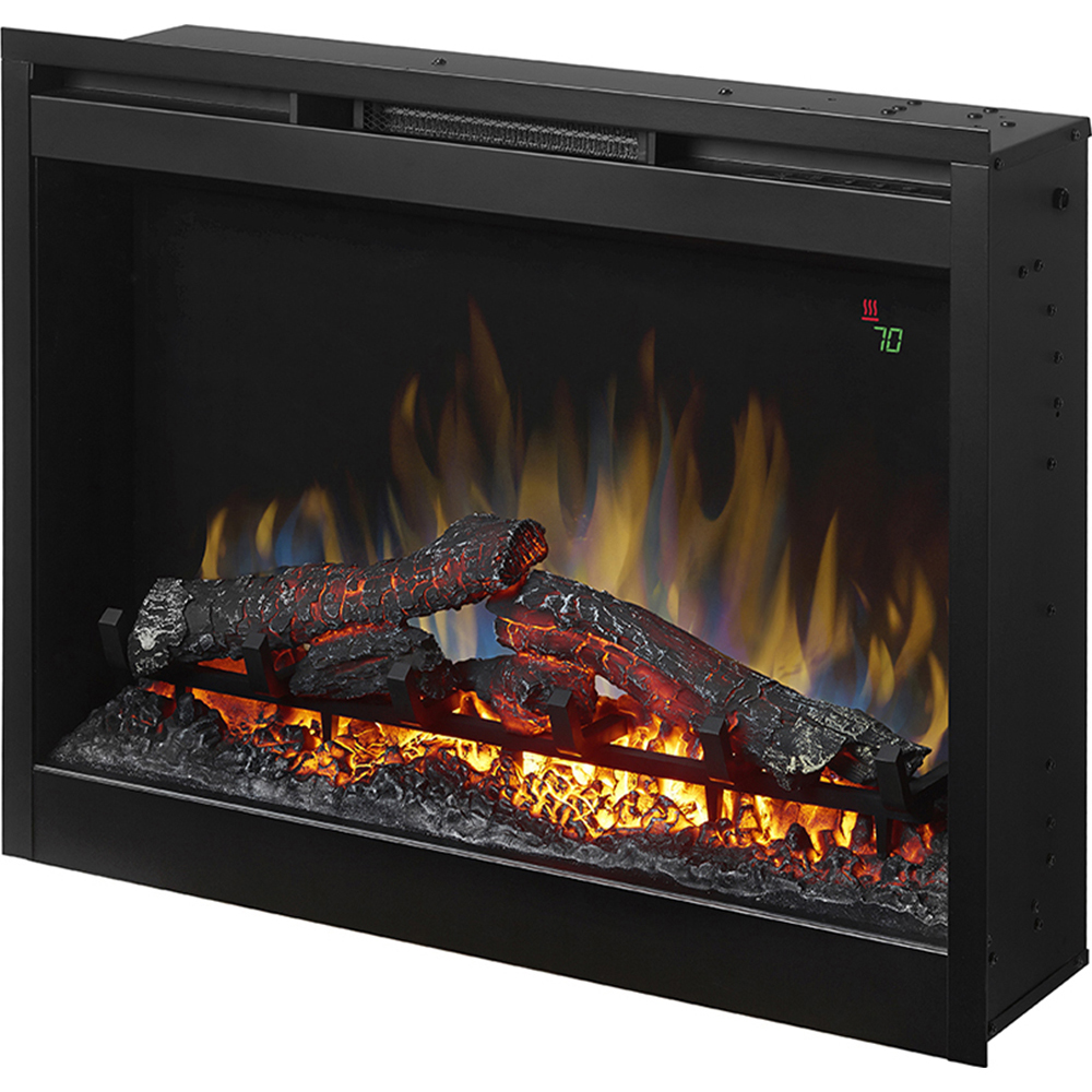 Dimplex Fieldstone Pine and Stonelook Electric Fireplace Media Mantel