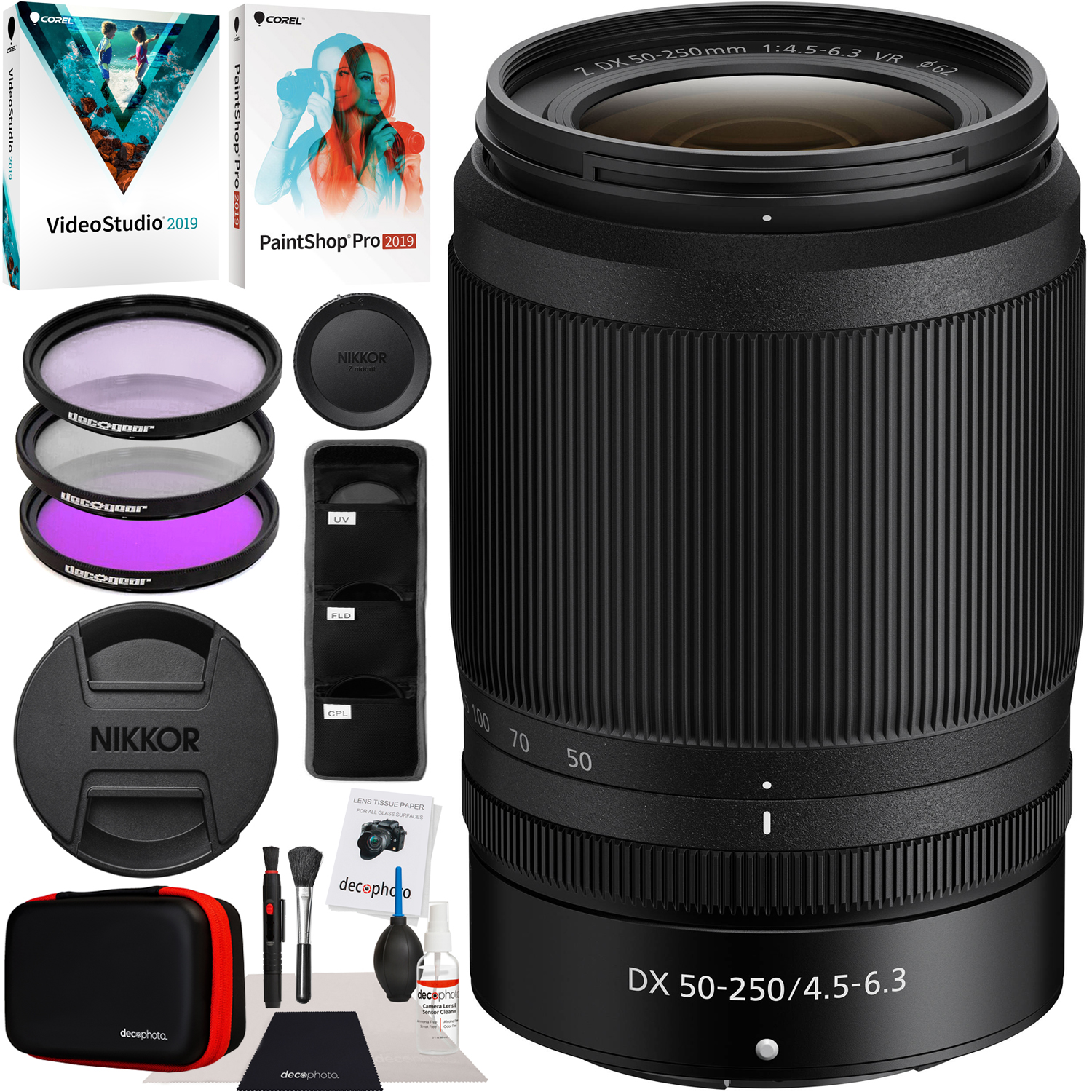 Nikon NIKKOR Z DX 50-250mm f/4.5-6.3 VR Zoom Lens for Z Nikon NIKKOR Z DX 50-250mm f/4.5-6.3 VR Zoom Lens for Z