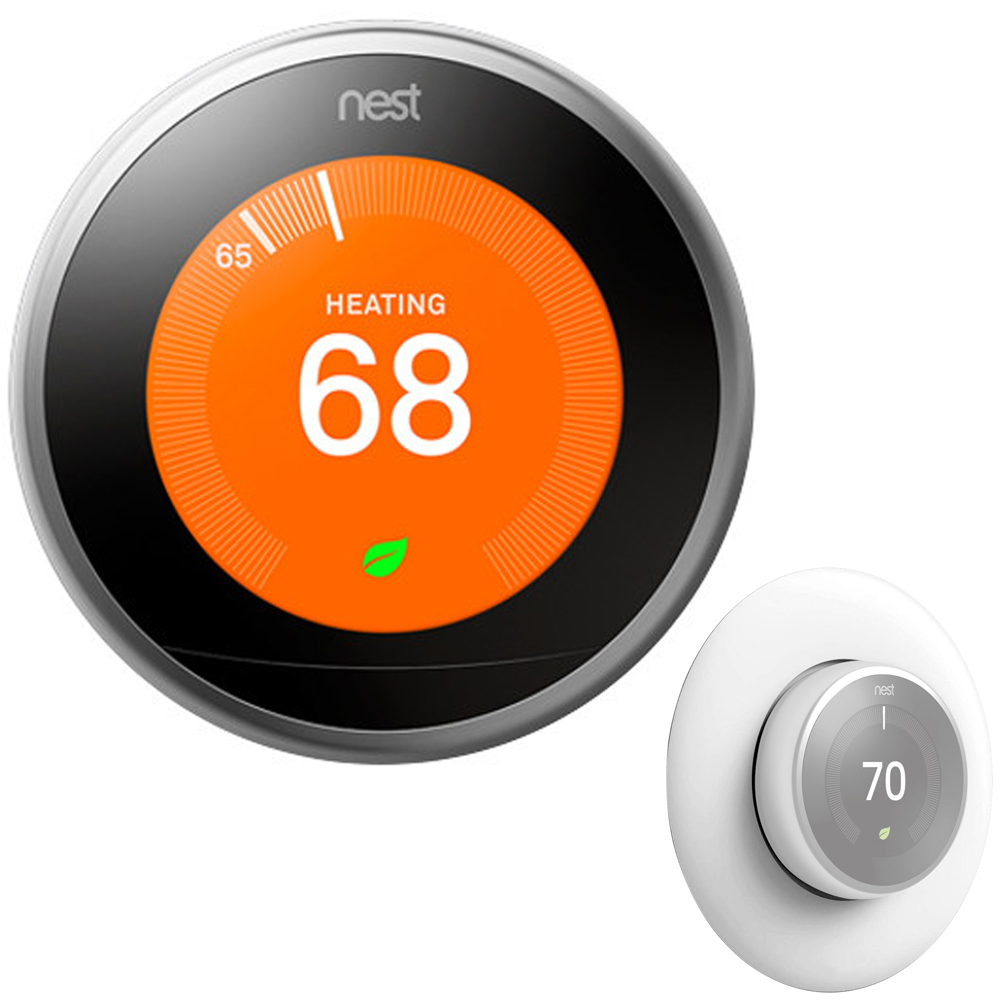 Google Nest Learning Thermostat (3rd Gen,Stainless