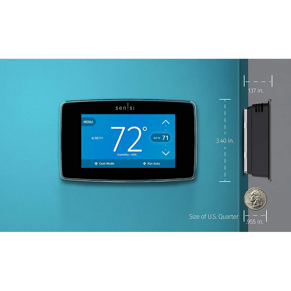 Emerson Sensi Touch WiFi Smart Thermostat with Touchscreen Color