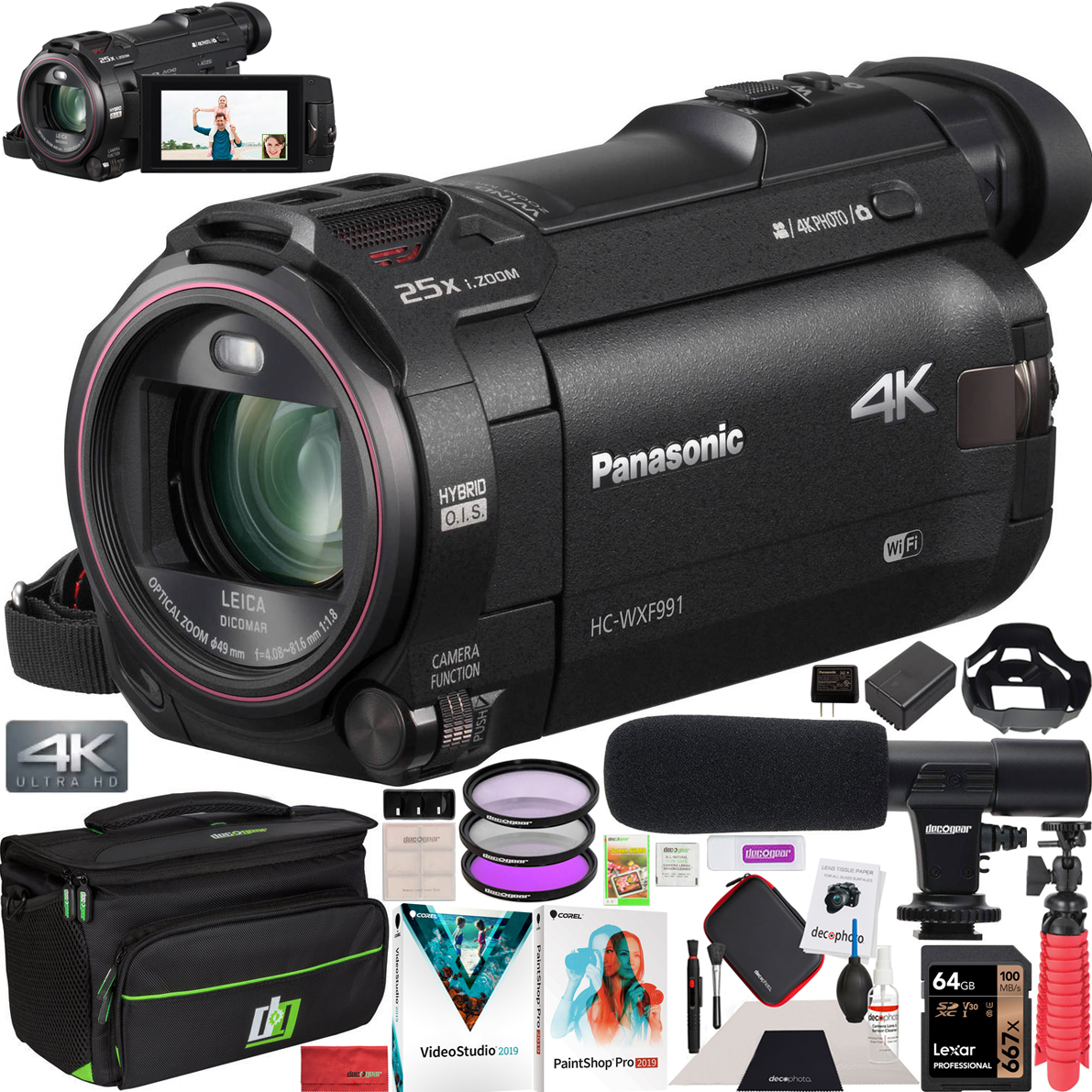 panasonic hc-wxf991 wi-fi 4k ultra hd video camera review