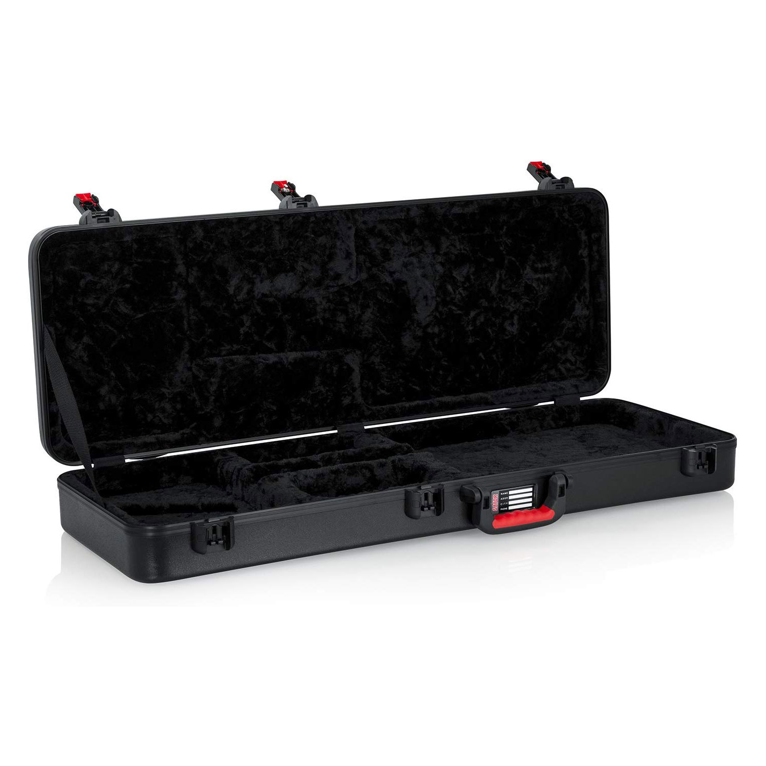 Gator TSA Guitar Series Electric Guitar Case with MS12BLK 2" Suede