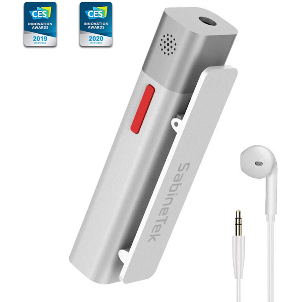 SmartMike+ Bluetooth Lavalier Microphone White + Earbud