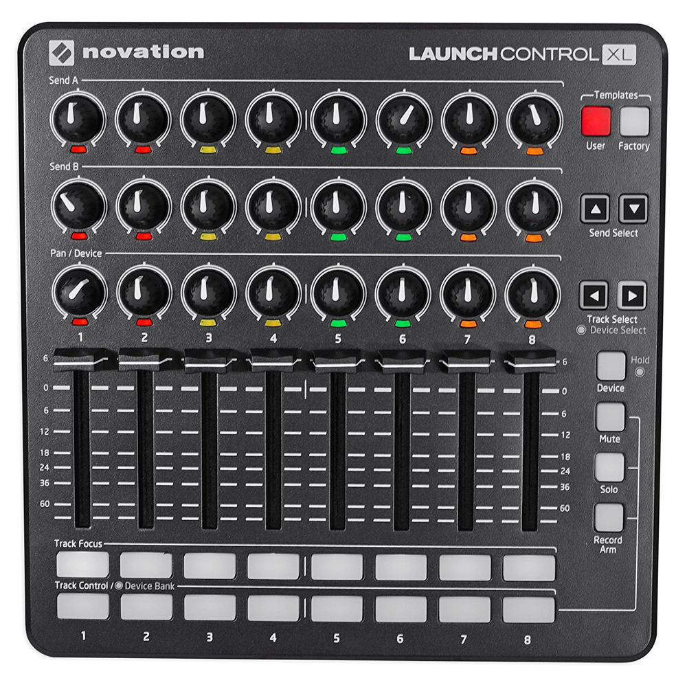 novation launchcontrol colors