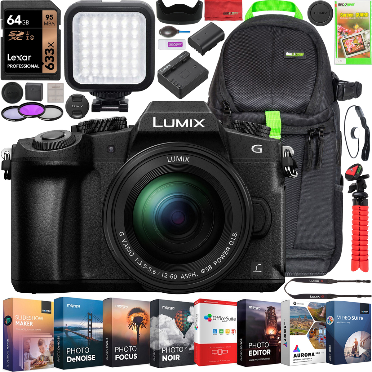 Panasonic DMC-G85MK LUMIX G85 Mirrorless Camera + 12-60mm Lens Kit 