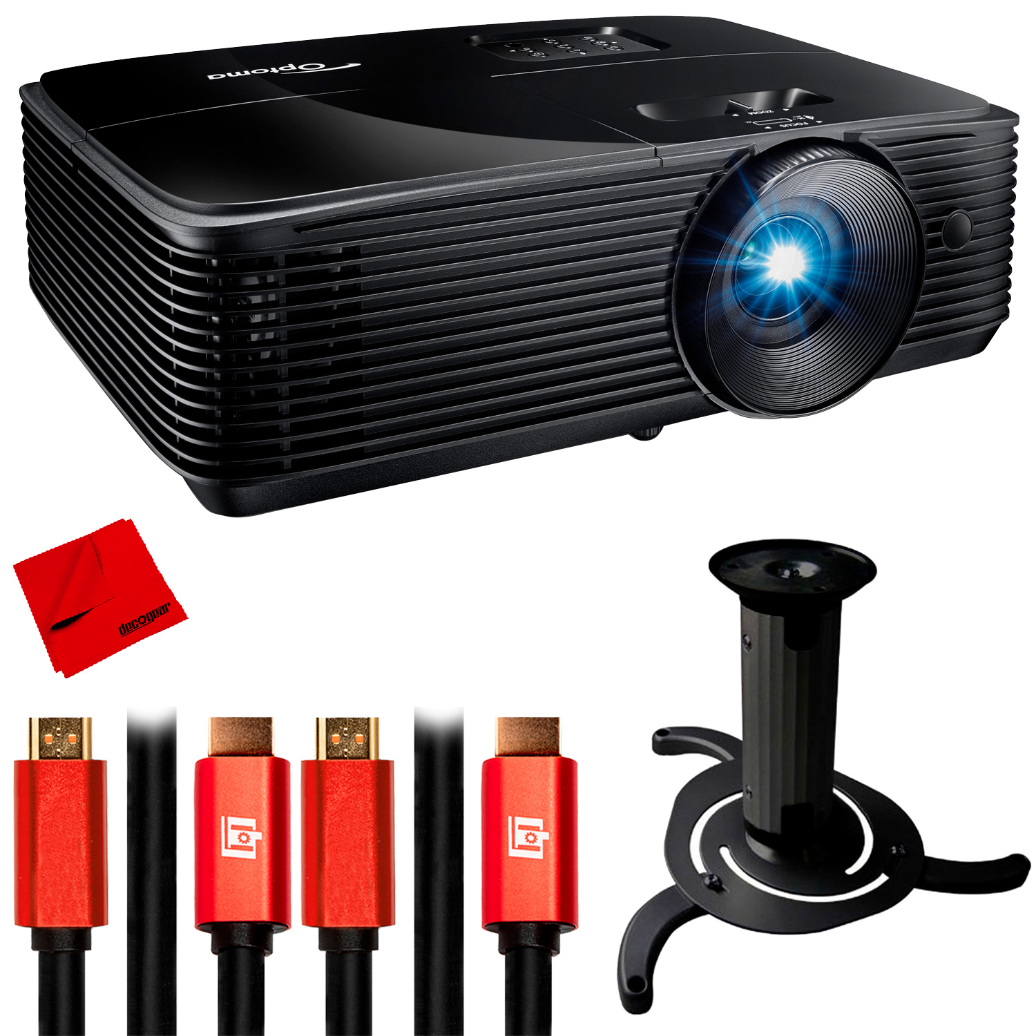 Optoma HD146X Home Theater Movies & Gaming Projector with Ceiling Mount
