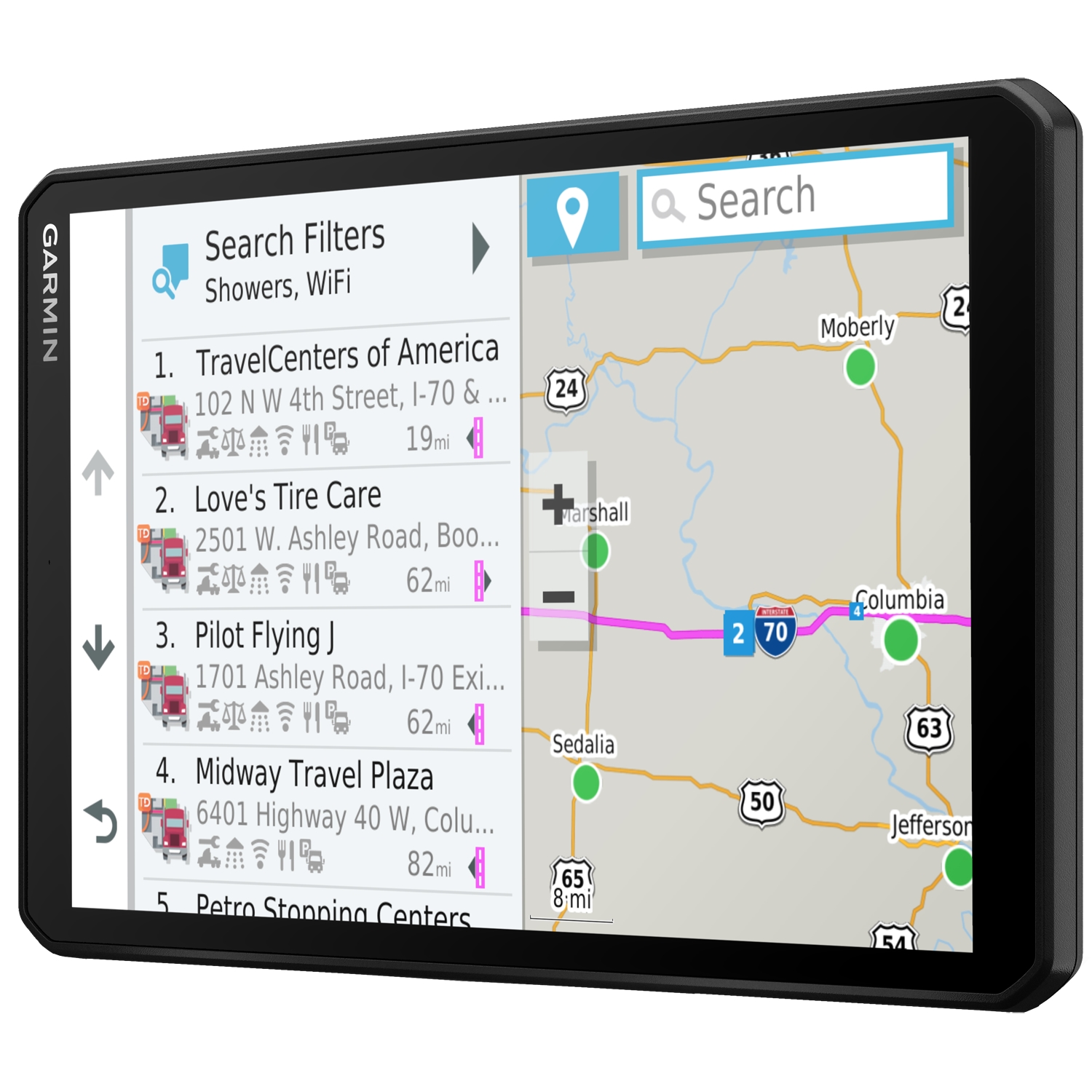 Garmin dezl OTR800 8" GPS Truck Navigator 753759256401 eBay