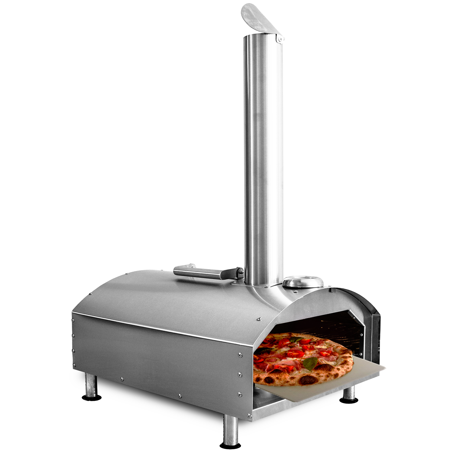 Deco Chef Portable Outdoor Pizza Oven w/ 2in1 Pizza & Grill Oven