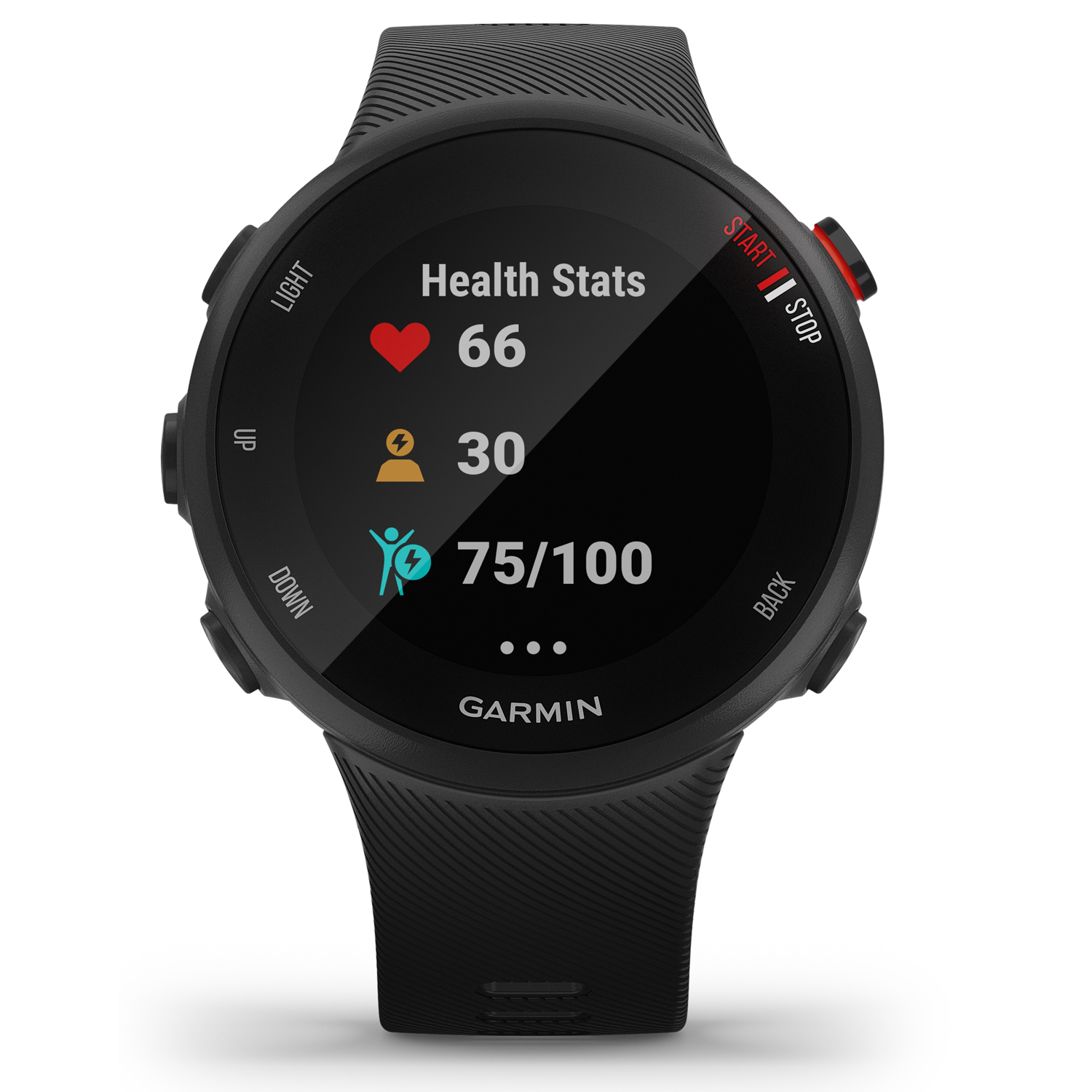garmin forerunner 45 black smartwatch