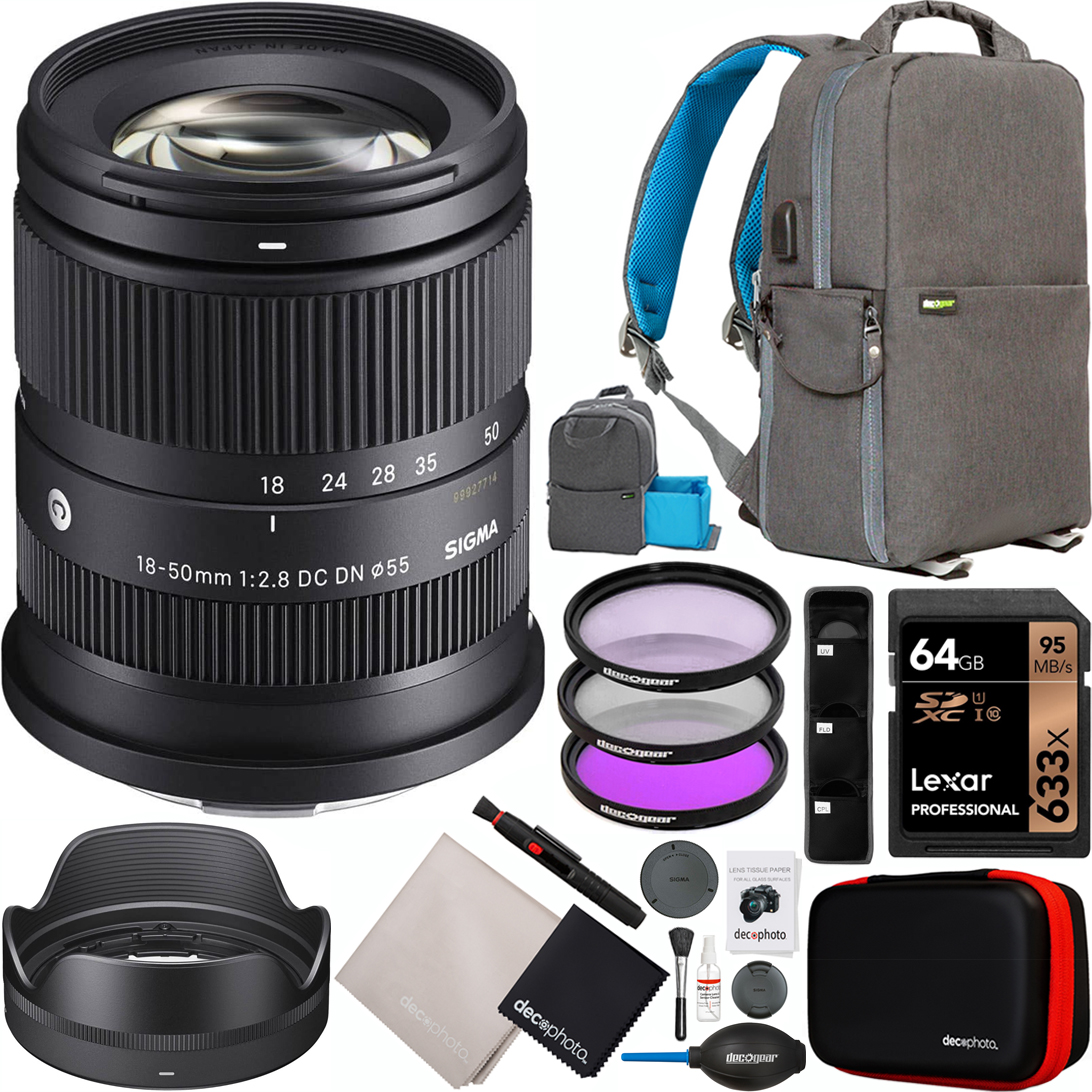 Sigma 18-50mm F2.8 DC DN Contemporary APS-C Zoom Lens for Sony E