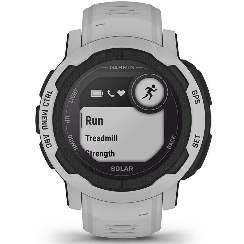 Garmin Instinct 2X Solar Rugged GPS Wristwatch Whitestone