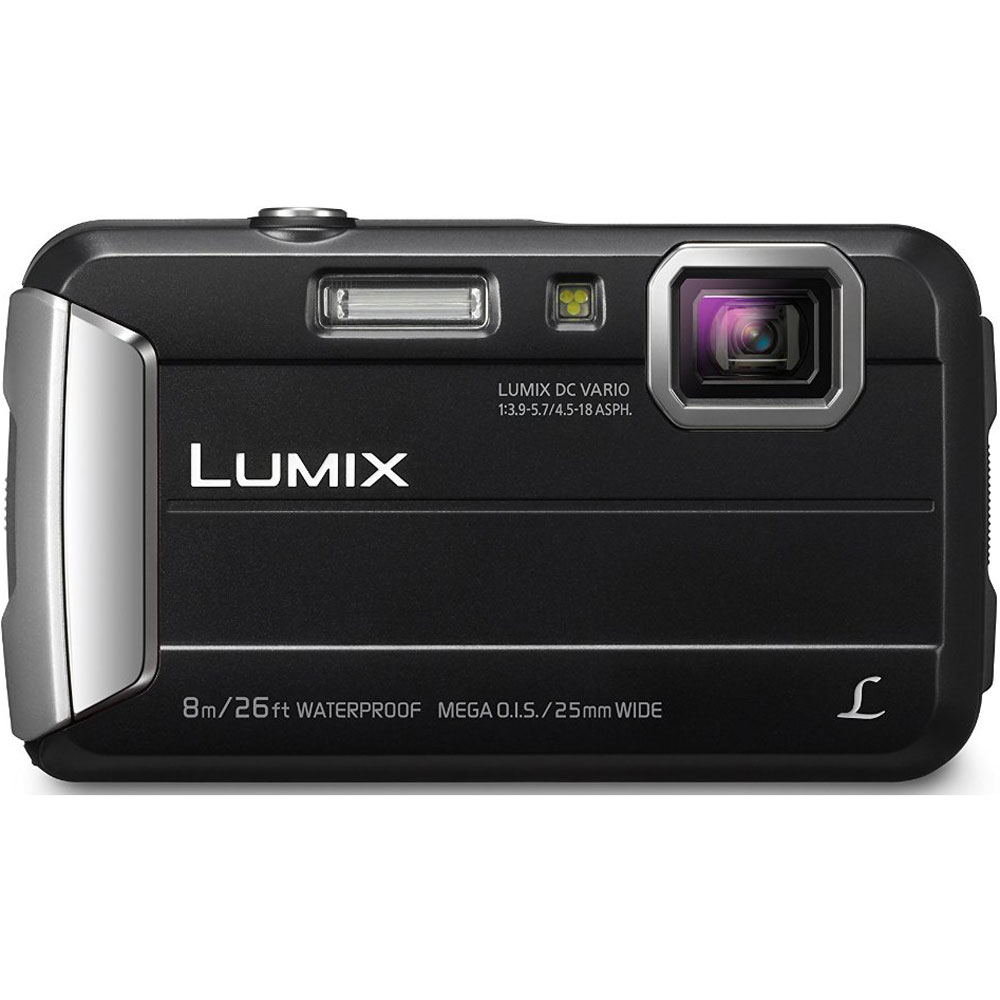 Panasonic LUMIX DMCTS30 Active Lifestyle Tough Black Digital Camera