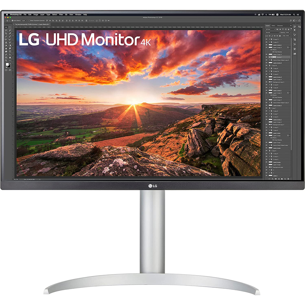 LG 27UP650-W 27 UHD (3840 x 2160) IPS Monitor with VESA