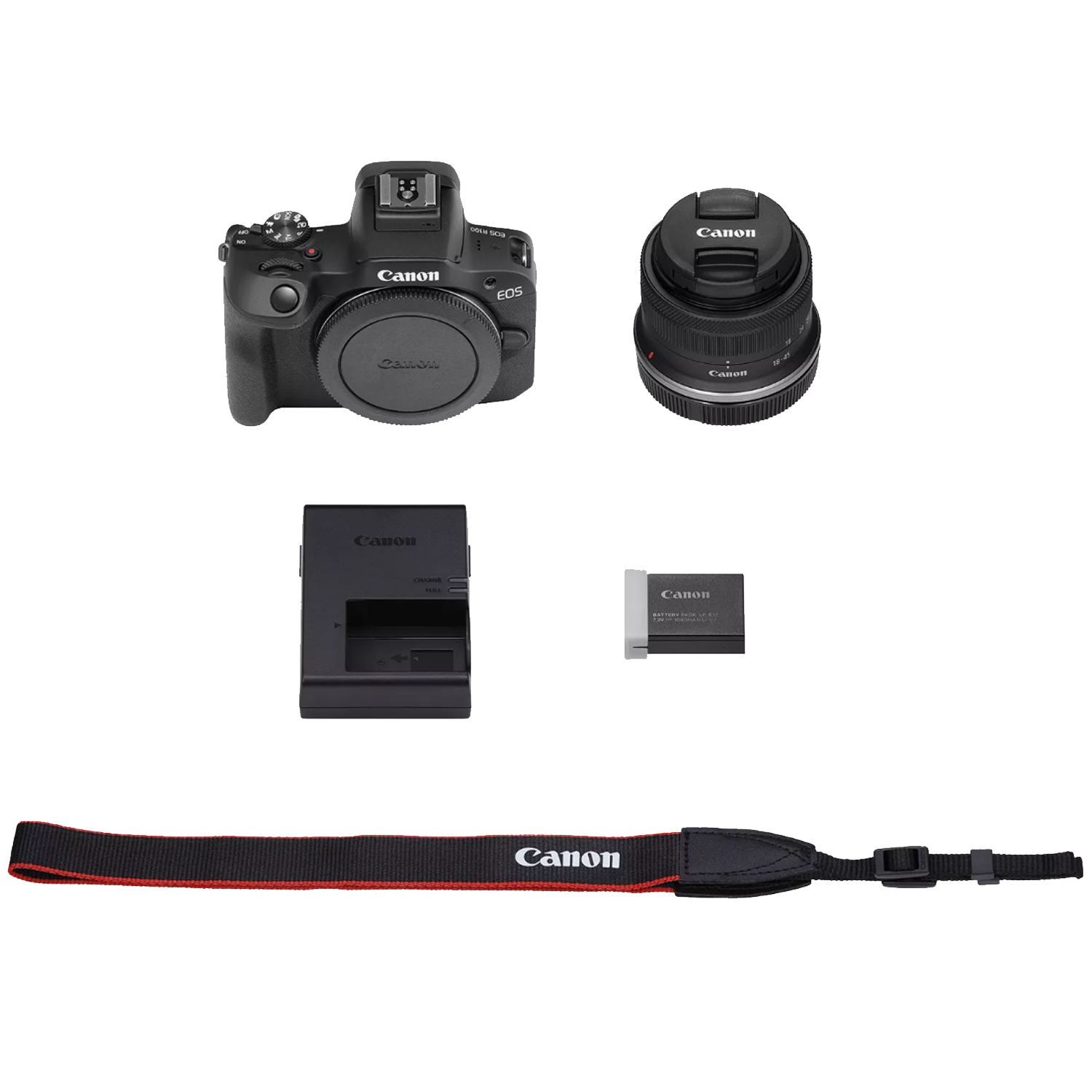 Canon EOS R100 Mirrorless Camera + RF-S 18-45mm F4.5-6.3 IS