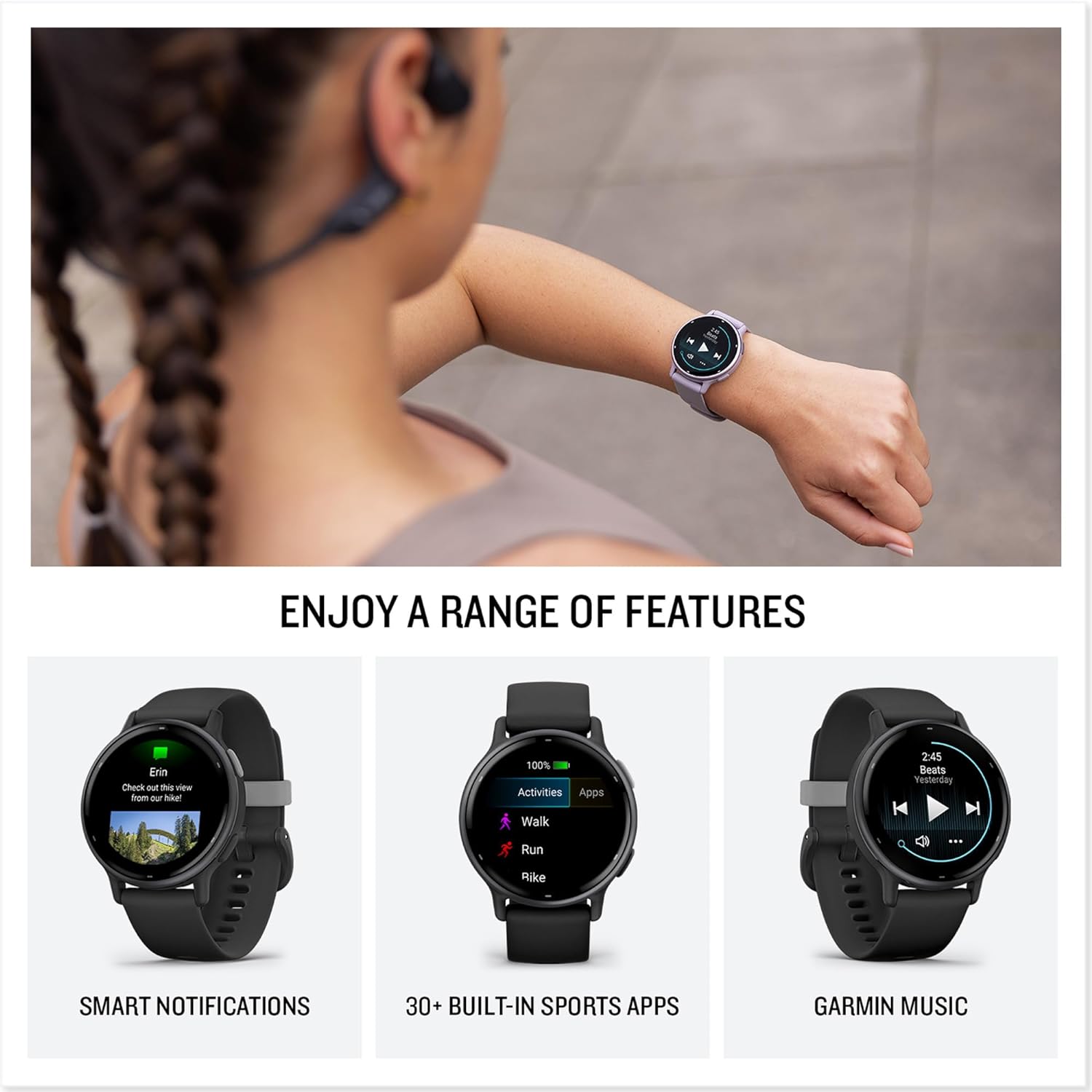 Garmin Vivoactive 5 Fitness Smartwatch, Ivory 753759324919| eBay