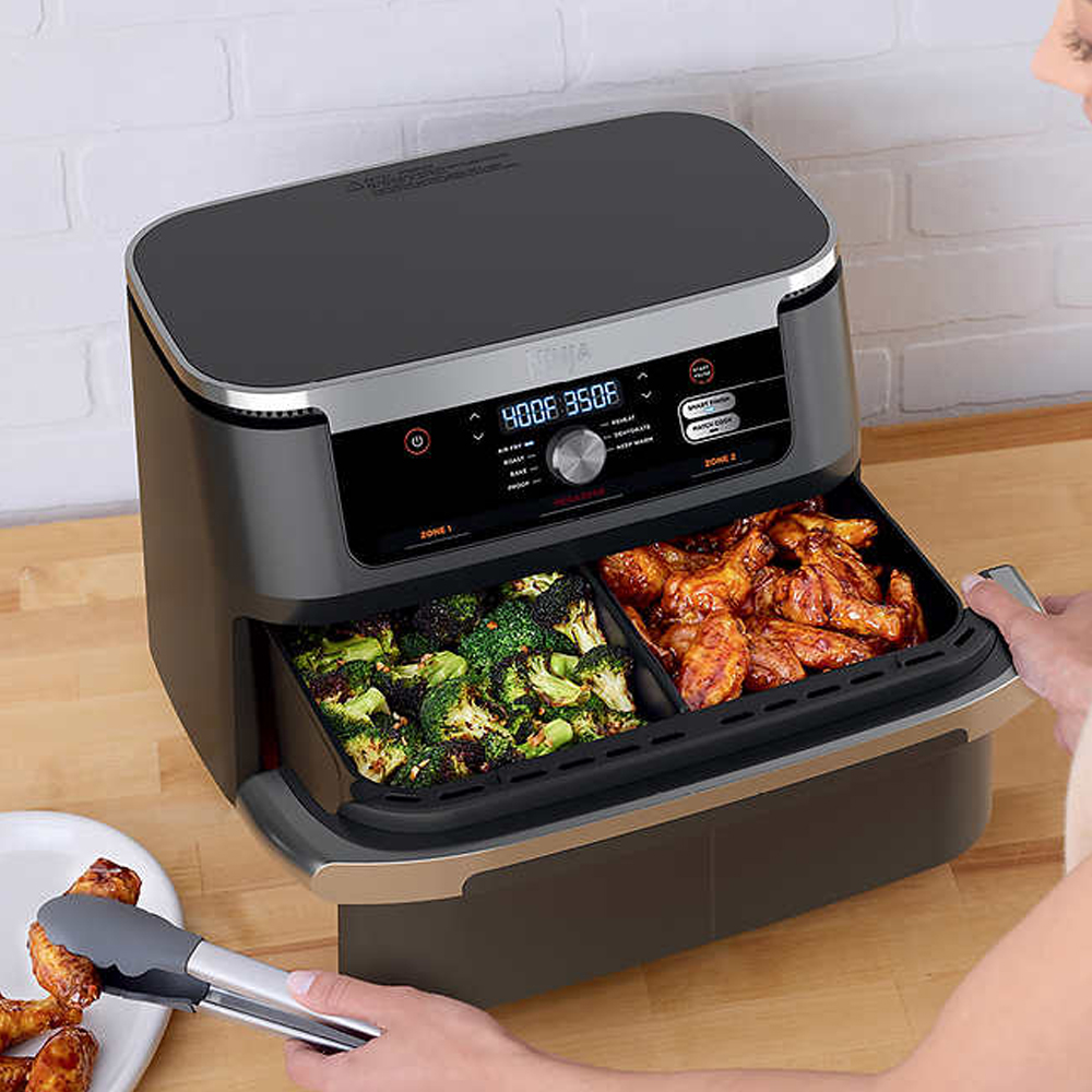 Ninja Foodi 7-in-1 DualZone FlexBasket Air Fryer with 11-Qt