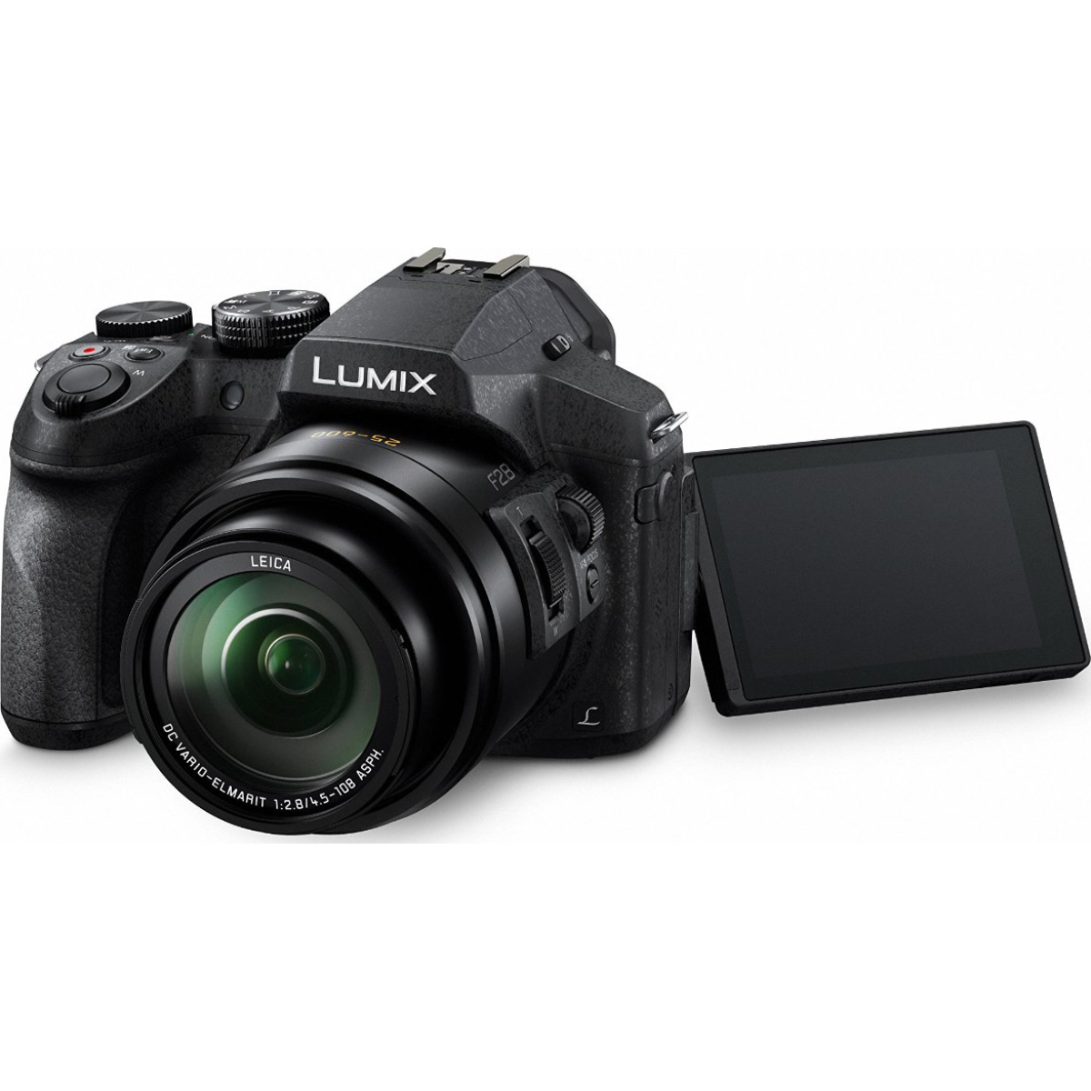 Panasonic DMC-FZ300K LUMIX FZ300 4K 24X F2.8 Long Zoom Digital Camera ...