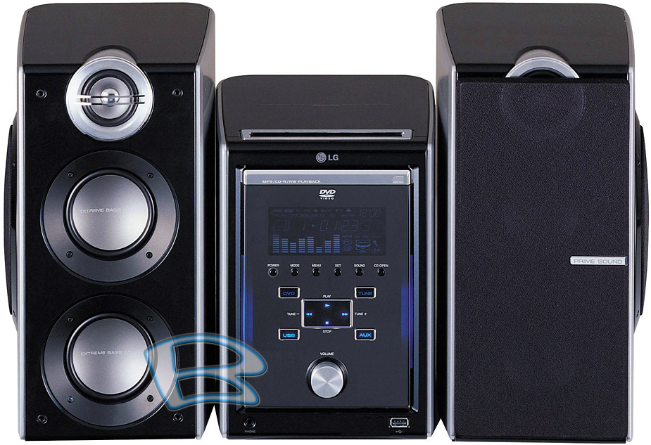 Lg Lfu850 Cd Bookshelf Audio System W 3 Way Speakers Side
